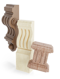 Capitelli decorativi per serramenti in legno — GBR Group