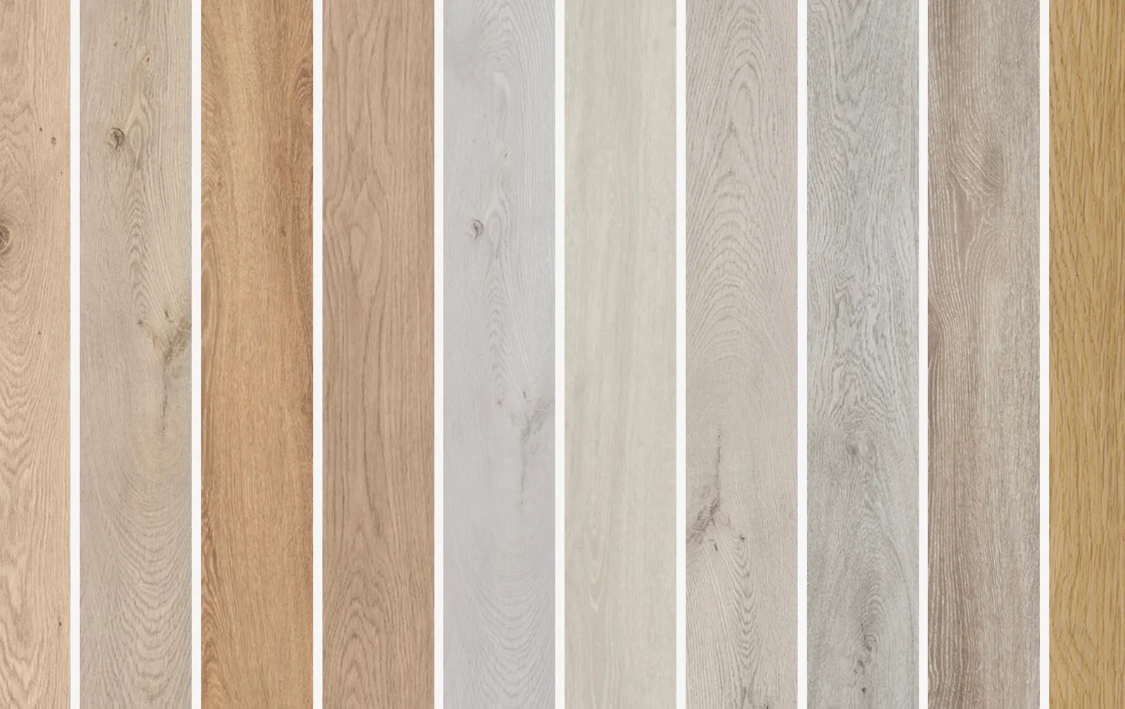 Cartella dei decori effetto legno disponibili per i pavimenti in vinilico — GBR Group Torino