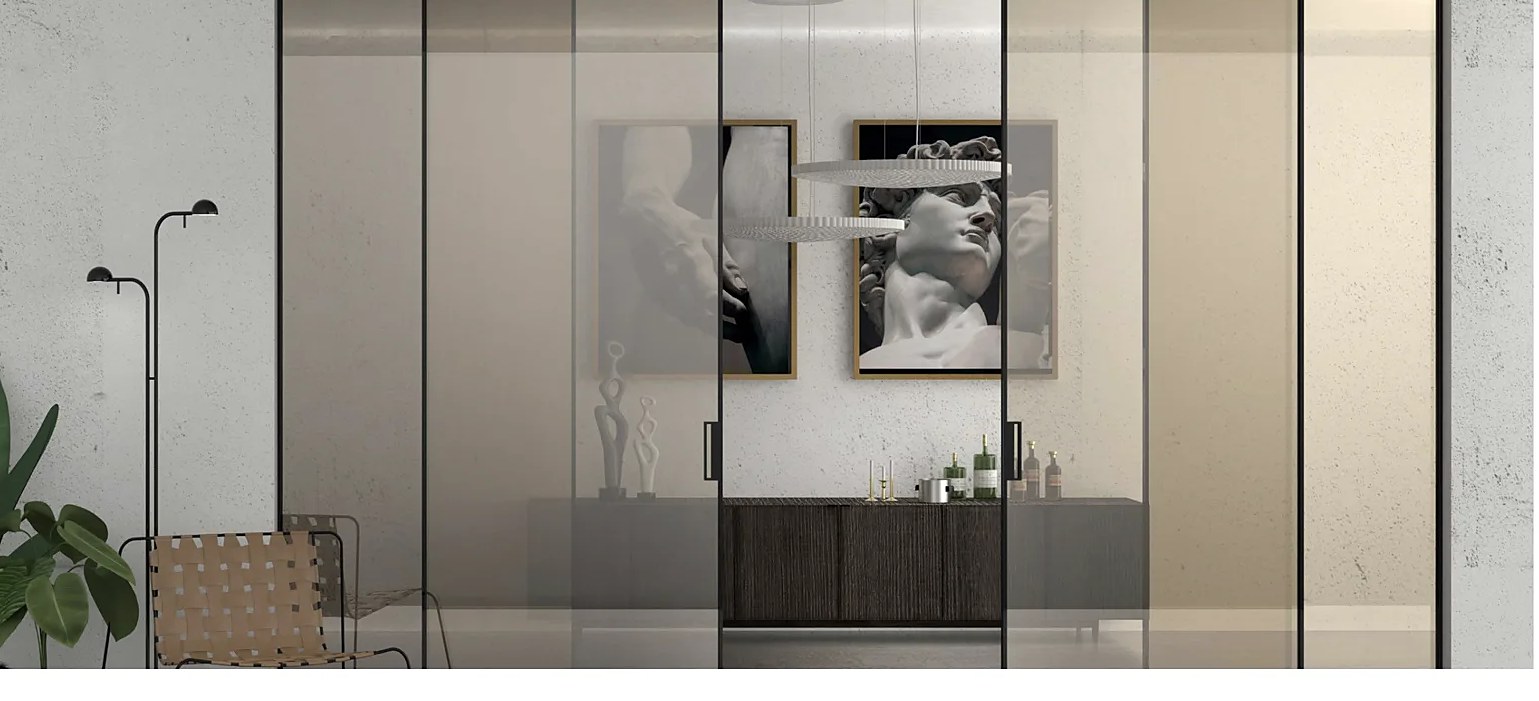 Lumina glass collection — porte interne GBR Group Torino