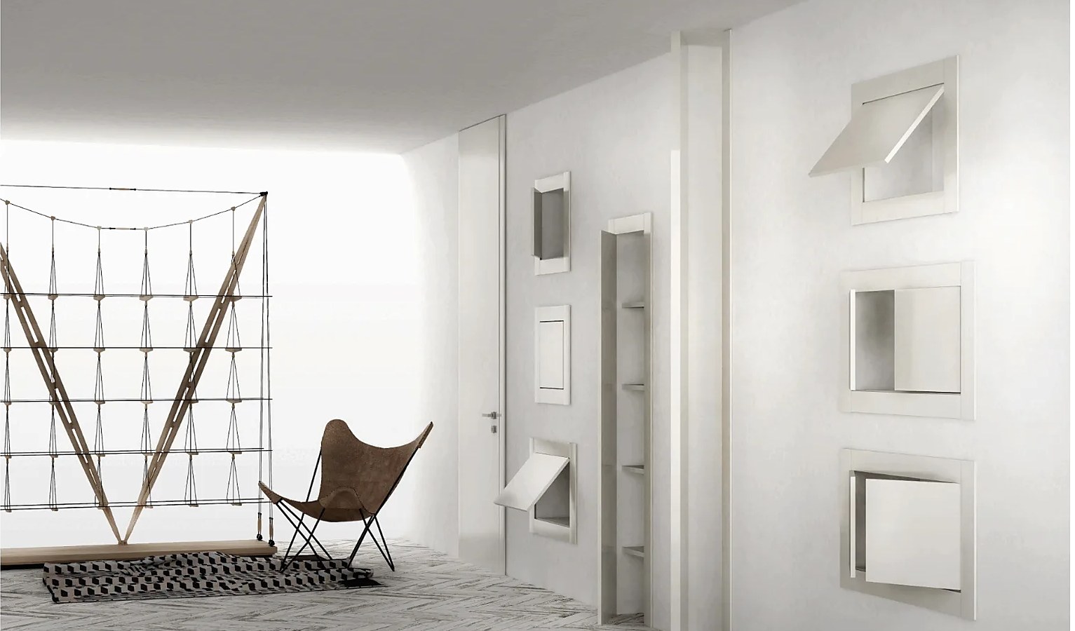 Zero-Wall: Hide, Cloud e Fly — porte interne GBR Group Torino
