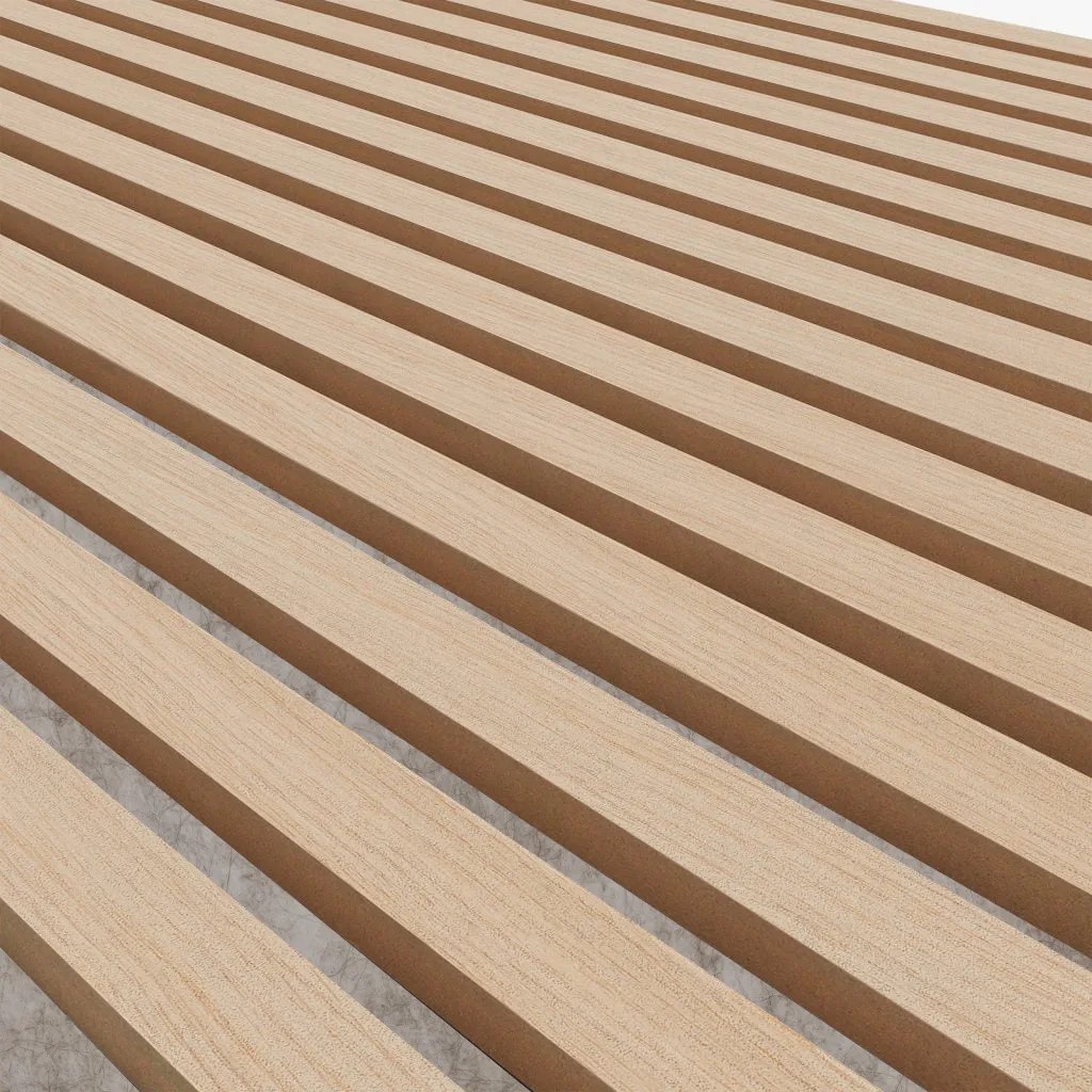 Rovere chiaro — finitura in doghe per pareti MOOVE