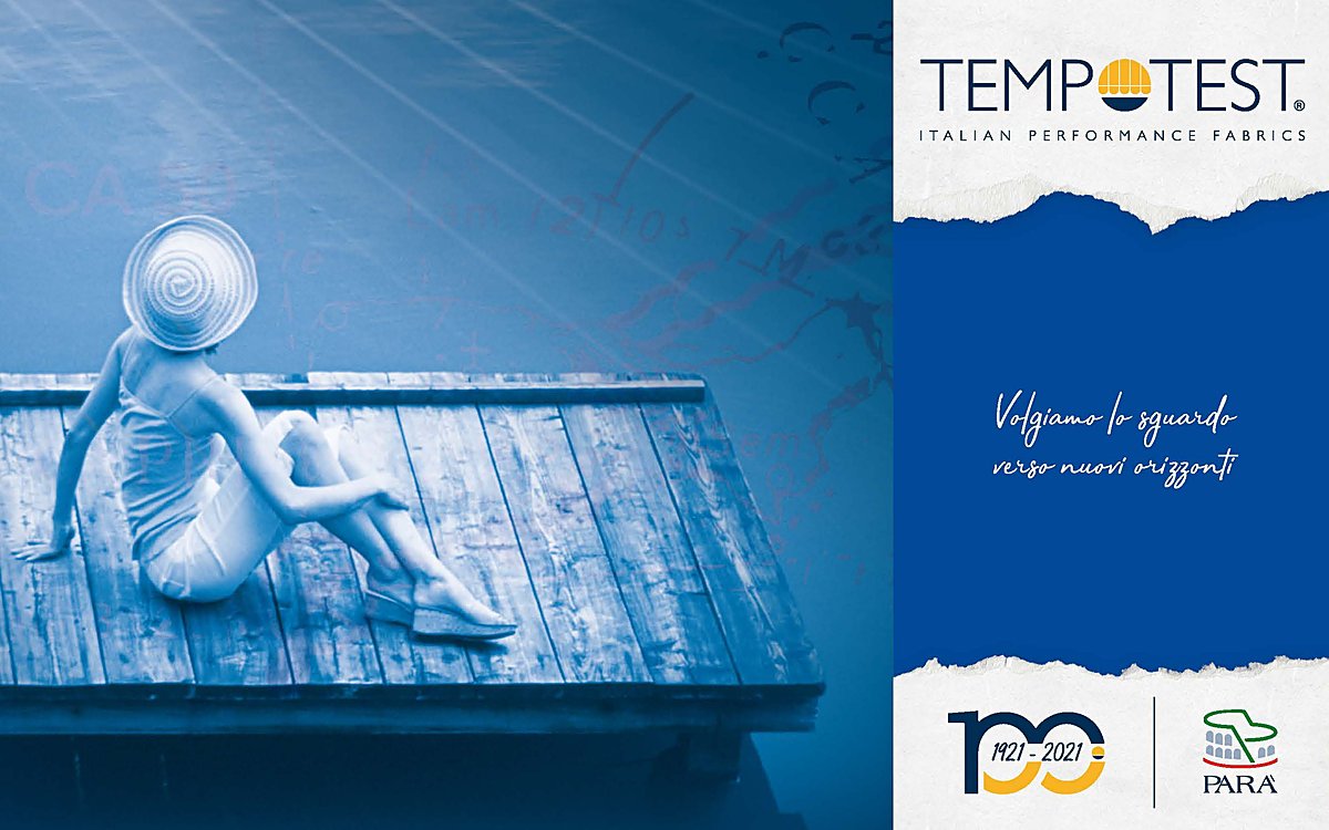 Tessuti Tempotest Blu e verdi — tende da sole GBR Group Torino