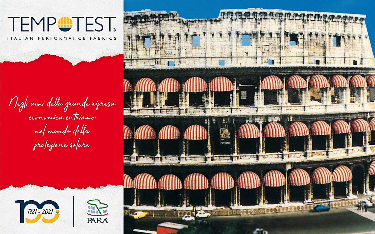 Tessuti Tempotest Rossi e marroni — tende da sole GBR Group Torino